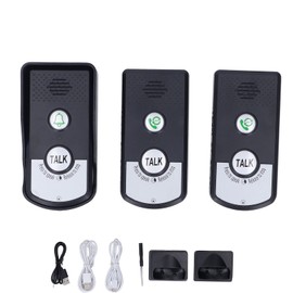 Intercoms Wireless for Home, 1500 Meters 2 Charging Methods Wireless Intercom System Long Range Wireless Doorbell Intercom Doorbell Intercomunicador for Home Security Intercom