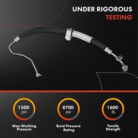 A-Premium Power Steering Hose Pressure Hose Line Assembly Compatible with Nissan Altima 2008-2012 Maxima 2009-2015 V6 3.5L Pump to Rack