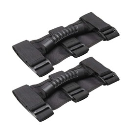 MAX COOL 2PCS Grab Handles Off Road Roll Grab Bar Handles Suitable for Jeep Wrangler JT JL JK TJ Black