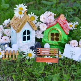 2 panchine in miniatura per casa delle bambole di Natale, mini accessori in plastica per villaggio, panca per casa delle bambole per decorazioni fai da te, decorazioni per torte, accessorio per parco