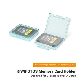 6 PCS Clear Memory Card Holder Case for CFA CFexpress Type-A Cards with Labels, Transparent Card Case Storage Organizer for Sony A7RV A7SIII A7IV A7R5 A1 A9M3 FX3 FX6 FX30 FR7