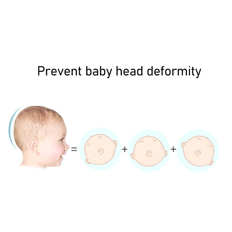 Baby Sleeping Pillow Prevent Rolling Spitting Detachable Wash Baby Side