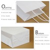 AZOWA White Gift Bags with Tissue Paper Small White Kraft