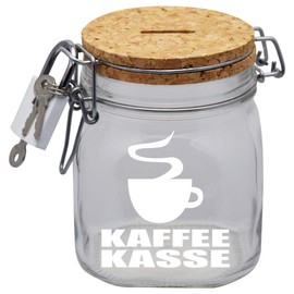 Money Box Coffee Box Money Gift Idea Transparent M