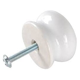 Oval außenknauf für Einsteckschloss Rack Bolt Chrom