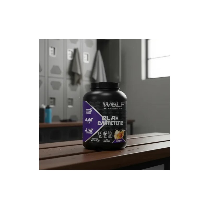 Cla + Carnitina Wolf Suplementos 1kg Pre Entreno 200serv