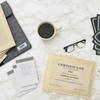 Gartner Studios Gold Foil Parchment Certificate Paper, 80lb 8.5” x