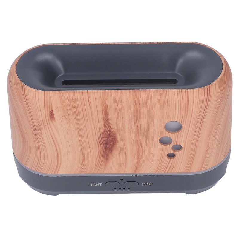 200ML Aromatherapy Diffuser Hollow Flame with Ambience Light Remote Control
