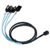 Mini SAS HD 12GB SFF‑8643 to 4 SATA LSI Adapter