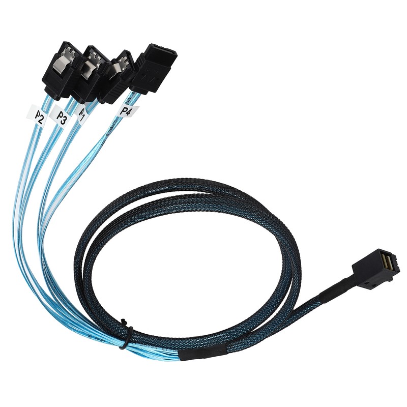 Mini SAS HD 12GB SFF‑8643 to 4 SATA LSI Adapter