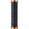Reverse Grip Stamp Bicycle Screw Grips Black/Orange