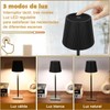 Lámpara de Escritorio LED Recargable: Lámpara de Buro con 3