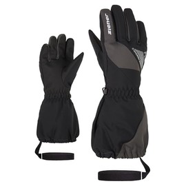 Ziener Children's LAILACO Ski Gloves / Winter Sports | Waterproof, PFC Free, Graphite, 4