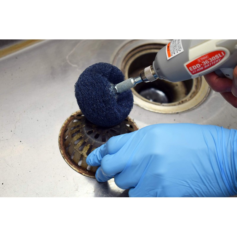 SK11 Cleaning Afro-kun Hexagonal Shaft for Electric Drill/Impact Driver Firm