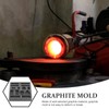 Operitacx Graphite 3.93X3.93X0.78 Inch Reusable Casting for Metal Jewelry Melting