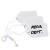 Avery White Marking Tags, Strung, 1-3/4" x 1-3/32", Pack of