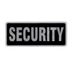 Large Black Reflective Security Badge | Hook and Loop Security