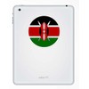 2 x 10cm/100mm Kenya Vinyl Sticker Decal Laptop Travel Luggage