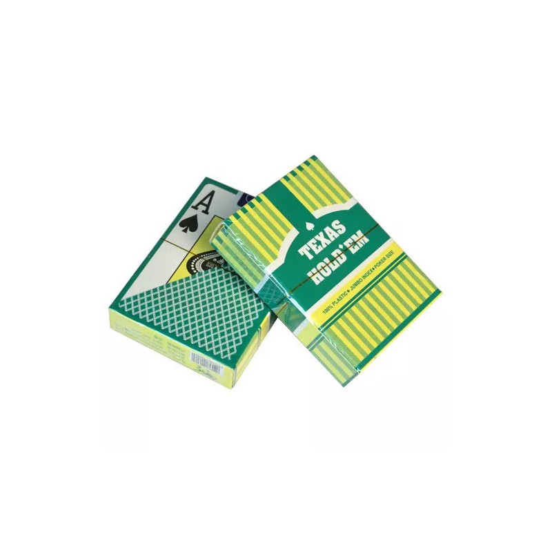 10 Decks TEXAS HOLD EM 100% Plastic Playing Cards Poker