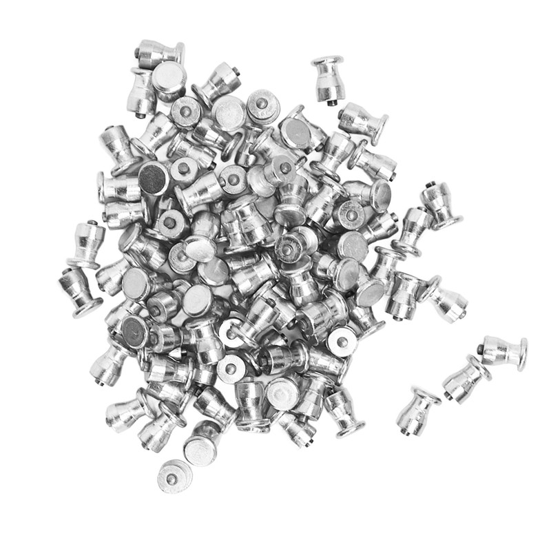 100 Pcs Tire Stud Screw Silver for Car Truck Bike