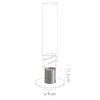 höfats - Spin Raiser 120 Silver - Increases Table Fireplace,