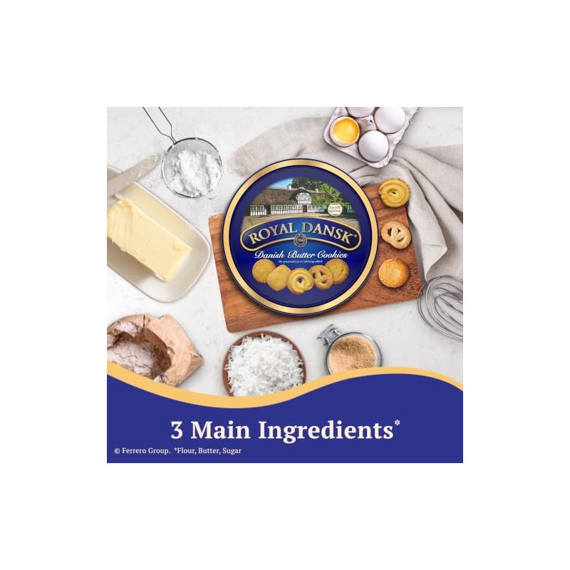 Galletas de mantequilla danesa Royal Dansk, 24 onzas (1.5 LB)