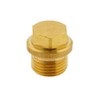 Sealing plug with hexagonal socket and collar G 1/8 inch,