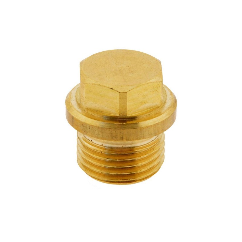 Sealing plug with hexagonal socket and collar G 1/8 inch,
