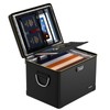 Fireproof Safe Box with Fireproof Zipper, Hard-Shell Fireproof Document Box,
