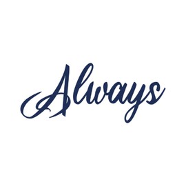 Tattwo.me Temporary Tattoos for Adults and Children 2 Weeks Waterproof - Always - Vegetable Ink - EU Cosmetic Certificate - (P0081)