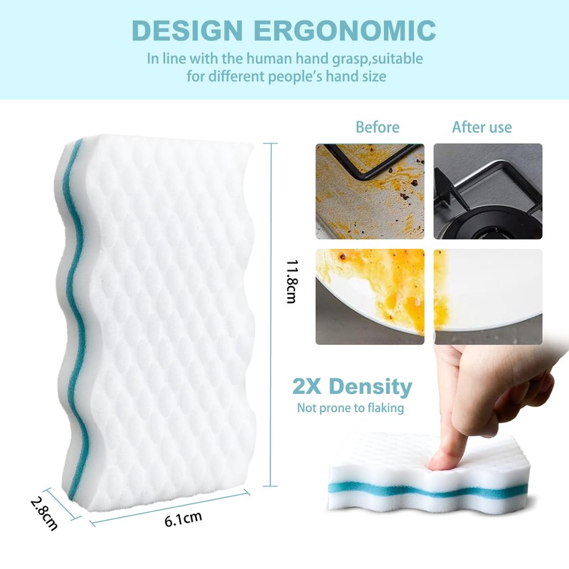 BINI'S Magic Eraser, Extra Durable, Multi Purpose Cleaner, Shoe, Bathroom,