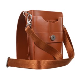 FOMIYES Hair Cutting Scissors Pouch Hairdresser Fanny Pack Cowhide Barber Bag Tool Storage Men's Adjustable