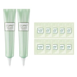 Cure Anti-Aging Cream Tube Kit Total 80g (2 tubes + 10 pouches) / 큐어 안티에이징크림s 튜브 키트 총80g(튜브2개+파우치10개 구성)