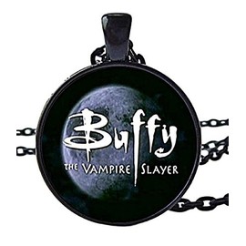 Buffy The Slayer Glass Domed Pendant Necklace
