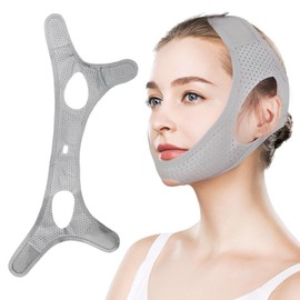 Vesaneae Anti Snore Chin Strap, Breathable Stop Snoring Belt, Reusable Soft Chin Straps for Men and Women to Stop Snoring, Universal Size