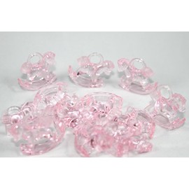 1 Pink Acrylic Rocking Horse Baby Shower Favors- 144 Pieces by Unknown