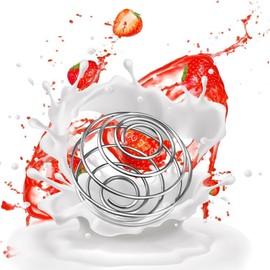 Stainless Steel Bottle Mixer Ball, Shaker Balls, Replacement Protein Shaker Ball, Blender Balls for Mixer Bottles, Wire Whisk Ball, Mixing Balls for Protein Shakes Formula and Kitchen Use (1)