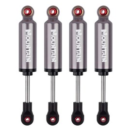 INJORA RC Shock Absorber RC Shock Absorber RC Damper Set for 1/10 RC Truck Crawler Axial SCX10 90046 TRX-4 MST Redcat (Grey 90 mm)