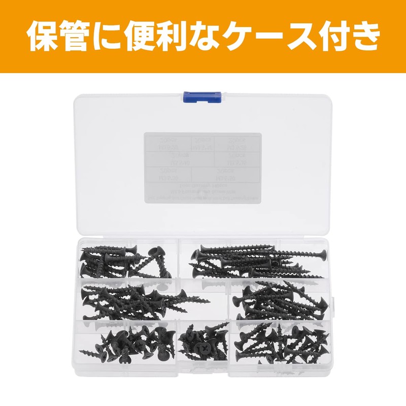 waves 140 pcs Countersunk Head Wood Screws M3.5 0.6 -