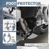 Lorababer Motorcycle Footpegs Protector Shield Cover Foot Mudguard Compatible with