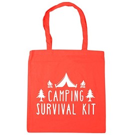 Hippowarehouse Camping survival kit Tote Shopping Gym Beach Bag 42cm x38cm, 10 litres