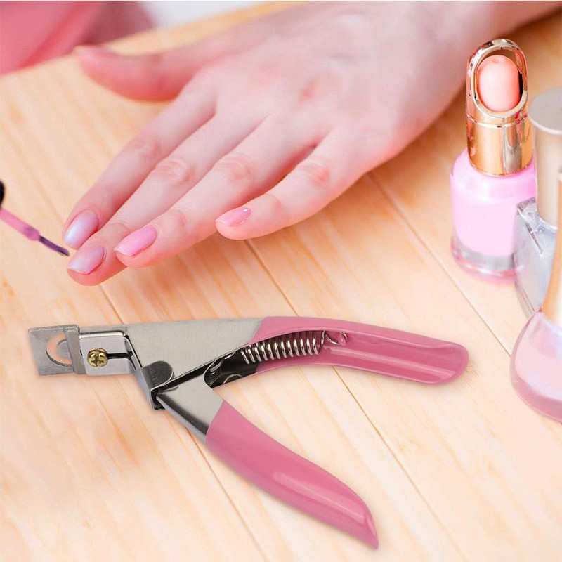 KIRA Nail Tip Clipper Edge Cutter Adjustable Stainless Steel False