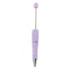 【P160】5pcs Beadable Pens in Solid Colors with Rhinestones and Flatback