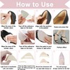 10 Pairs of High Heel Cushion Pads, Heel Pad Shoes
