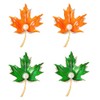 4Packs Bling Canada Maple Leave Pins