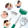 Yeipis 3 Pack Different Back Scratcher Metal Portable Telescoping Back