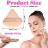 LLMSIX 12 Pieces Powder Puff, Makeup Sponges for Foundation, Body