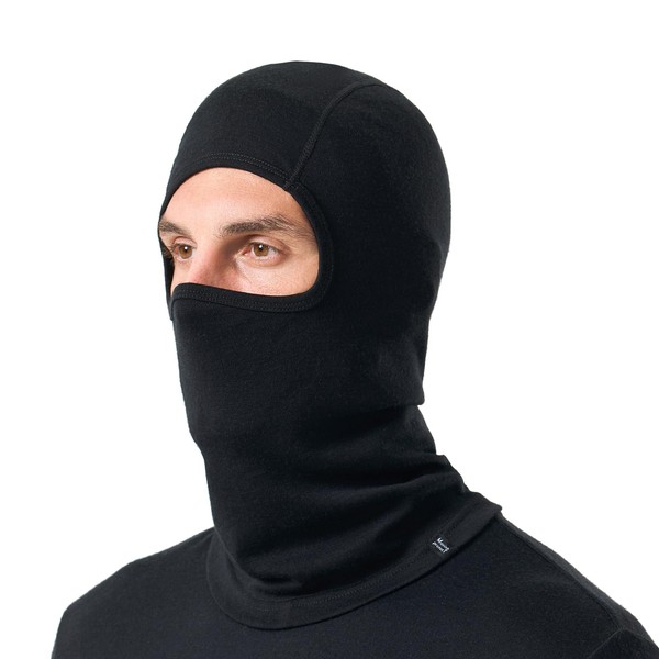 Merino Protect Merino Wool Balaclava for Men Women Thermal Face