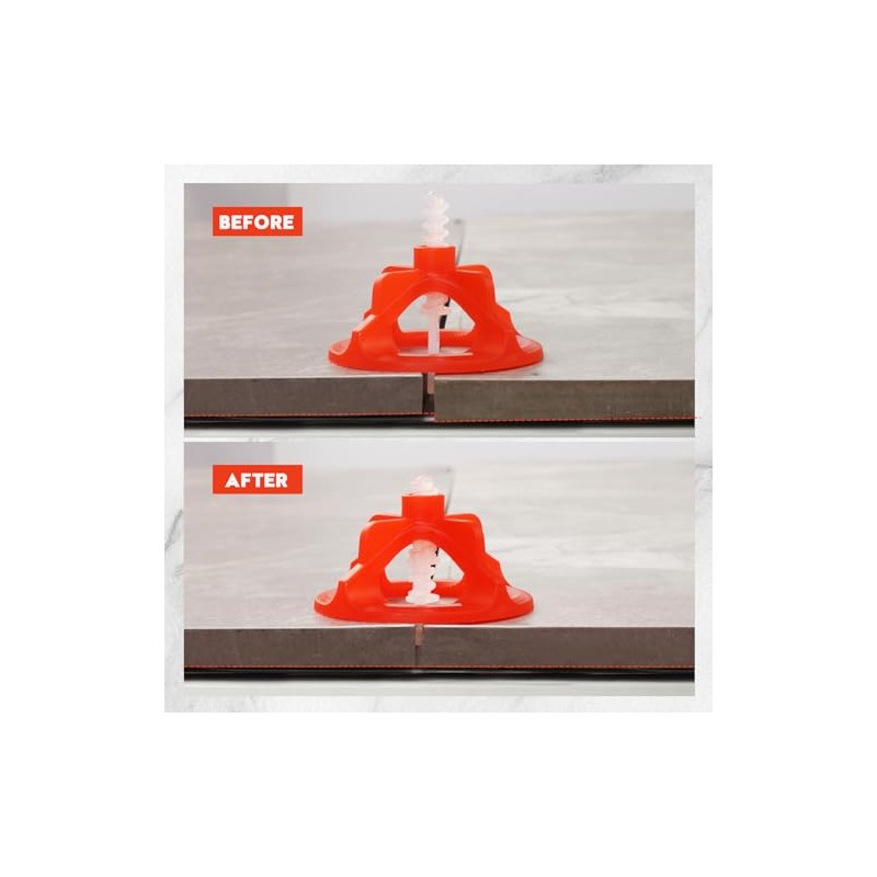 DGSL Tile Leveling System 1/8", 300 Pcs Tile Spacers and