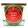 Circle E Candles, Cucumber Garden Scent, Medium Size Jar Candle,